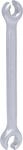 KS Tools CLASSIC Offener Doppel-Ringschl&uuml;ssel, abgewinkelt, 9x11mm, auf H&auml;nger