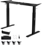 VEVOR H&ouml;henverstellbarer Schreibtisch Gestell, Elektrisches Tischgestell bis 125kg,