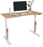 hjh OFFICE Schreibtisch h&ouml;henverstellbar, elektrisch 140x70 cm Stand PRO R
