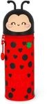 LEGAMI - Kawaii 2-in-1-Schultasche aus weichem Silikon, Ladybug,...