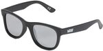 Vans Spicoli Sonnenbrille, Mattschwarz und Silber Spiegel, Mattschwarz und