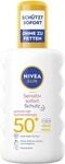 NIVEA SUN Sensitiv Sofort Schutz Sonnenspray LSF 50+, Sonnenmilch mit LSF 50+...