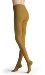Hudson Damen Strumpfhosen Micro 50 semi-blickdicht matt 50 DEN ocher yellow 0538