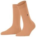 Burlington Damen Socken Lady W So Baumwolle einfarbig 1 Paar, Orange Peach 8766,