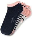Schiesser M&auml;dchen 3 Pack Sneakersocken Multipack - Gr&ouml;&szlig;e 31/34 bis 39/42,sortiert