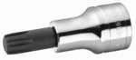 FACOM 1/2 Zoll Steckschl&uuml;ssel mit Schraubeinlage mit 6 Kerben, 12 mm, lang, 1