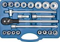 SW-Stahl 07663L Steckschl&uuml;sslsatz I 21-teilig I 3/4 Zoll I Zw&ouml;lfkant I