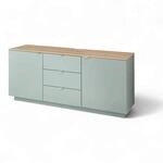 CORE TV-Sideboard in Schilf, Artisan Eiche Optik - Moderner Fernsehschrank mit