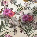 A.S. Cr&eacute;ation Vogel Tapete Floral Gr&uuml;n Beige 381786 Vliestapete Blumen mit...
