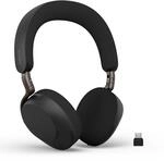 Jabra Evolve3 75 On-Ear Bluetooth Headset kabellos mit Mikrofon, Schwarz |...