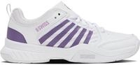 K-Swiss Damen Court Express 2 Tennis Shoe, White/Purple Haze/Neon Lavender, 42 EU