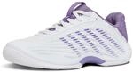 K-Swiss Damen Hypercourt Express 3 Tennis Shoe, White/Purple Haze/Lunar Rock, 42 EU