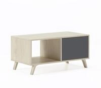 Skraut Home &ndash; Couchtisch &ndash; 45 x 92 x 50 cm &ndash; Niedriger Tisch, ideal f&uuml;r