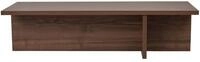 Stilvoller Couchtisch in Walnuss, 120 x 30 x 45 cm | 100% melaminbeschichtete