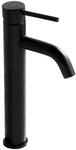 Rea Waschtischarmatur LUNGO BLACK HIGH Wasserhahn Bad Badarmatur aus Messing Armatur