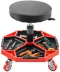 VEVOR Rollbarer Werkstatthocker Werkstattsitz (136 kg Tragkraft) Garagensitz