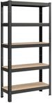 SONGMICS Schwerlastregal, Kellerregal, Lagerregal, 30 x 75 x 150 cm, Regal mit