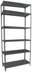 Simonrack Schwerlastregal, Lagerregal, 250x100x30 cm, Metallregal, Kellerregal,