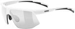 uvex aerios V Sportbrille, white/smoke, one size