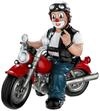 GILDE Clown Heavy Biker aus Kunstharz - Geschenk f&uuml;r M&auml;nnr Dekofigur und