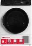 Sharp KD-PRO9S7GWB-DE W&auml;schetrockner, 9kg, B, WiFi, 15 Trockenprogramme inkl.