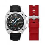 Police Portland 42mm Herren-Multifunktionsuhr Graues Zifferblatt mit...
