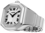 Fossil Damen Silberfarbener 17MM Uhrenring aus Edelstahl, ES5482