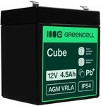Green Cell AGM 12V 4,5Ah Akku VRLA Blei-Batterie Bleiakku Ersatzakku Gelakku