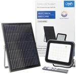 PNI GreenHouse WS50 50 W LED-Reflektor mit Solarpanel, 6000 mAh Akku, Fernbedienung,