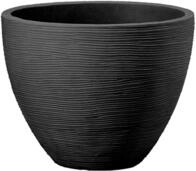 Dehner Pflanztopf Vino, &Oslash; 40 cm, H&ouml;he 31 cm, Kunststoff, anthrazit