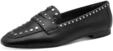 Tamaris Damen Loafer flach, schwarz, 37 EU