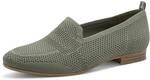 Jana Damen Slipper mit Strukturmuster Vegan, gr&uuml;n (sage), 37 EU