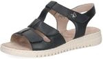 Caprice Damen Keilsandale aus Leder, Blau (OCEAN NAPPA), 36