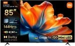 XIAOMI TV S Mini LED 85"(216 cm), QLED Mini LED Fernseher, Smart TV mit Dolby...
