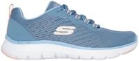 Skechers Damen Flex Appeal 5.0 New PathSneaker, Schiefer Mesh Korallenbesatz, 38.5 EU