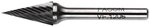 FACOM Hartmetallfrae,zylindrisch Nr.4, Durchmesser 12Mmfraeslang 25 mm, 1...