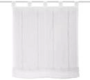 HOME FASHION 79609 | Schlaufenrollo ALNUR aus Effektvoile mit L&auml;ngstreifen,...