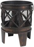 tepro Feuerstelle Gracewood, Feuerschale Outdoor, Feuerkorb f&uuml;r den Garten, mit