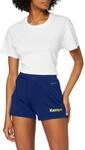 Kempa Damen Curve Shorts, Deep Blau/Fluo Gelb, XL EU