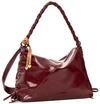 Desigual Schultertasche Umh&auml;ngetasche Rodio Leiria Shoulder Bag Garnet weinrot