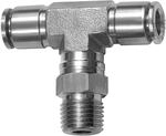 RIEGLER 135194-8755.014-8 ES T-Steckverschraubung, drehbar, R 1/4 a., Schlauch-&Oslash; 8,