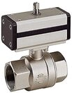 RIEGLER 103567-351.212 Messingkugelhahn, pneumat. Stellantrieb, doppeltwirkend,...