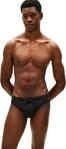 Tommy Hilfiger Herren Badehose Brief mit Tunnelzug, Schwarz (Black), L