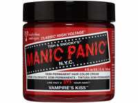 Manic Panic Vampire's Kiss Classic Creme, Vegan, Cruelty Free, Red Semi Permanent