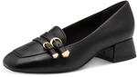 Tamaris Damen Trotteur mit Blockabsatz, schwarz, 36 EU