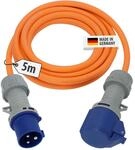 Brennenstuhl CEE 230V Camping-Verl&auml;ngerungskabel 5m mit LED Spannungsanzeige