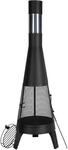 VEVOR Gartenkamin, &phi;508x1495 mm Terrassenofen, konischer Kamin zum Grillen &
