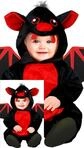 FIESTAS GUIRCA Niedliche Vampir Fledermaus Baby Kost&uuml;m Halloween &ndash; Roter