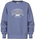 NAME IT M&auml;dchen Nkfvenus Ls Nreg Sweat Bru Sweatshirt, Blue Ice, 122-128