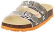 Superfit Fussbettpantoffel 1-800111 Hausschuh, GR&Uuml;N/ORANGE 7070, 24 EU